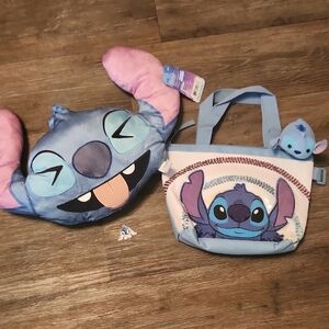 Disney Lilo And Stitch - Stitch Bundle (Plushies, Lunchbox, Charm)